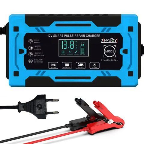 Зарядний пристрій для акумуляторів 12V, 10A / Зарядка для акумулятора / Імпульсний зарядний для АКБ 0234579196 фото