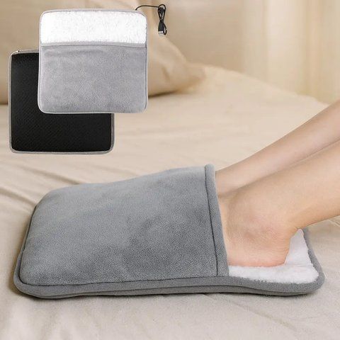 Електрична грілка для ніг до 60&deg;, USB, 30х30см, Foot warmer / Електрогрілка для ніг / Килимок з підігрівом  0234573983 фото