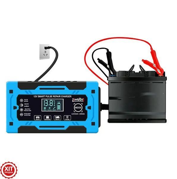 Зарядний пристрій для акумуляторів 12V, 10A / Зарядка для акумулятора / Імпульсний зарядний для АКБ 0234579196 фото