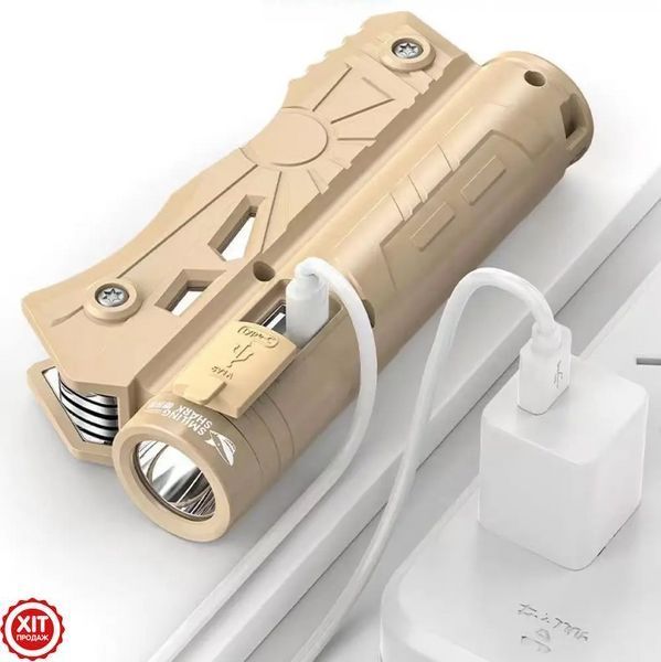 Мультитул з ліхтарем та функцією повербанк 5в1, LF-800 / Ручний ліхтарик акумуляторний / Ліхтар-мультитул 0234572570 фото