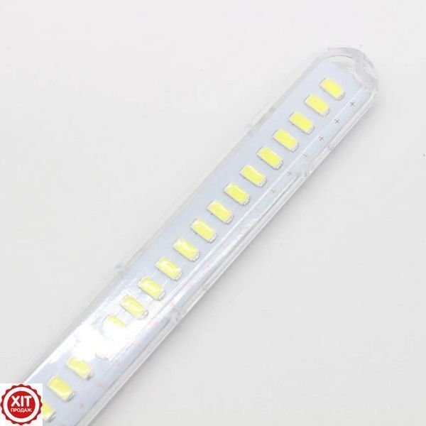 Світлодіодний USB ліхтарик 24LED, 17,8х1,8см / Міні світильник від повербанка / Портативний ліхтарик у вигляді флешки  0234577120 фото