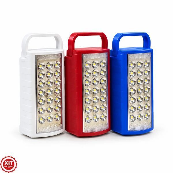 Акумуляторний ліхтар з Power Bank, 24 SMD, 6В, ML-2608, Червоний / Кемпінговий ліхтар / Переносний ліхтар світлодіодний / Ліхтарик  0234635634 фото