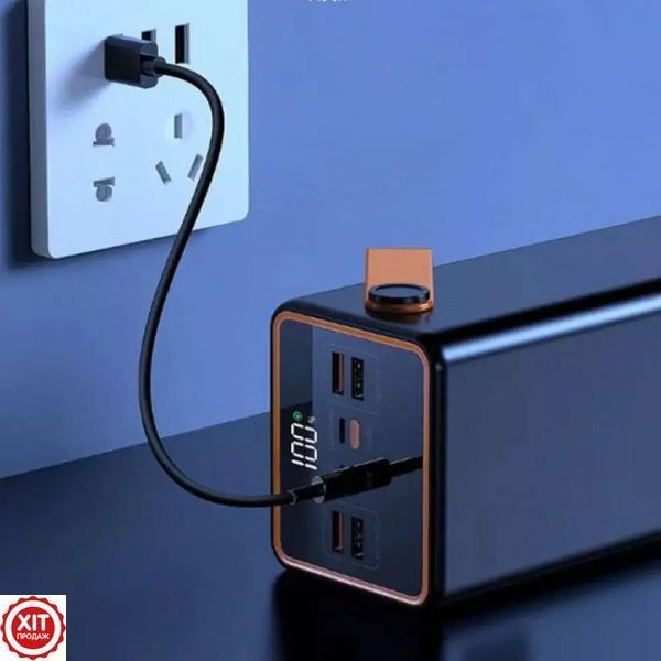 Павербанк 90 000 mAh, 22,5W (4хUSB) J107 / Портативна батарея / Потужний повербанк для телефону  0234577444 фото