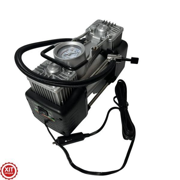 Автомобільний двопоршневий компресор 12V, 85л/хв, Air Compressor 628-4x4 / Повітряний компресор для авто 0234571292 фото