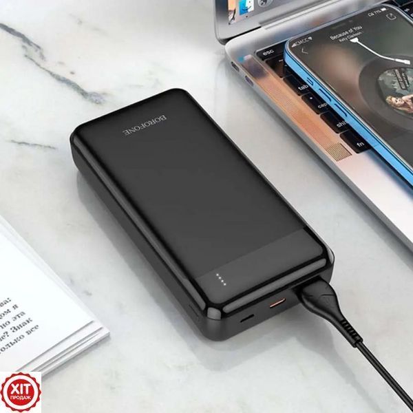 Повербанк 20000мАч, 20Вт (USB/Type-C/Micro-USB) BOROFONE 19A / Павербанк / PowerBank / Портативний акумулятор 02345742500 фото