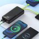 Повербанк на 20000mAh + 2 кабеля, 2хUSB, PD22.5W, 7GO GPW-07 / Павербанк для зарядки телефону / PowerBank  0234585844 фото 2