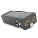 Повербанк 30000mAh з сонячною панеллю, 4хUSB, LINKAGE LKP-46 / Павербанк з ліхтариком / Powerbank для телефону  0234589223 фото 7