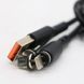 Магнітний кабель для зарядки 3в1 (Type-C, Micro USB, Lighting), D18E, Чорний / Магнітна зарядка для телефону 02345764700 фото 4