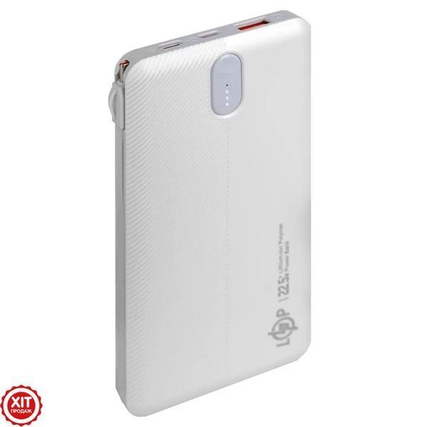 Повербанк, 10000 мАг, Type-C, MicroUSB, Lightning, 22.5Вт, PQ13 / ПАвербанк / Powerbank / Портативний акумулятор  0345602675 фото