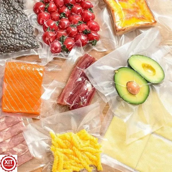 Вакууматор для продуктів, від USB, Чорний / Вакуумний пакувальник для сухих та вологих продуктів / Домашній вакууматор для м'яса  0234592554 фото