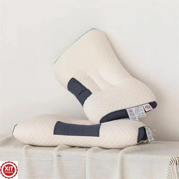 Ортопедична подушка 70х40х10см + Подарунок Подушка для ніг Leg Pillow / Ергономічна подушка з пам'ять для сну  0234569745 фото