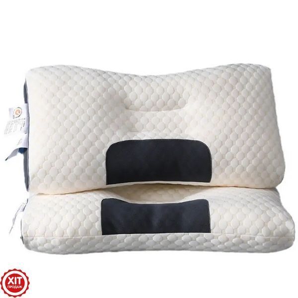 Ортопедична подушка 70х40х10см + Подарунок Подушка для ніг Leg Pillow / Ергономічна подушка з пам'ять для сну  0234569745 фото