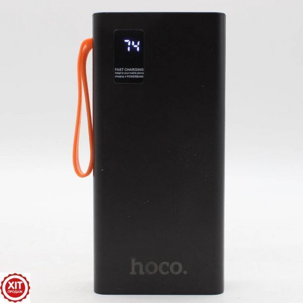 Повербанк з ліхтариком, 20000 mAh + 4 кабелі, 2хUSB, Чорний / Павербанк / PowerBank / Зовнішній акумулятор  0234581728 фото