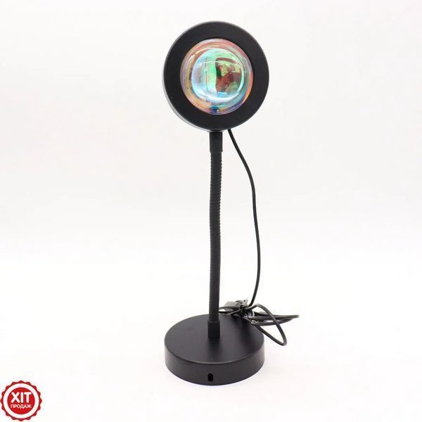 Проекційна лампа заходу сонця Sunset Light Lamp / Атмосферна лампа-нічник USB що імітує захід сонця 0234562314 фото