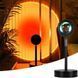 Проекційна лампа заходу сонця Sunset Light Lamp / Атмосферна лампа-нічник USB що імітує захід сонця 0234562314 фото 2