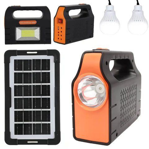 Портативна зарядна станція Junai JA-2007, 3500мАч / Акумуляторний LED ліхтар з повербанком   023456729001 фото