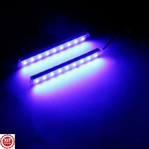 Універсальна RGB LED підсвічування зі світломузикою HR-01678 / Автомобільна Світлодіодна стрічка з пультом 0234561908 фото
