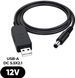Комплект 2шт USB DC кабель живлення 5-12V та кабель USB-DC 9V для роутера та абонентського терміналу / Шнур для Wifi роутера 0234563898 / 0234564400 фото 2