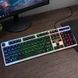 Клавіатура провідна з підсвічуванням RGB, DX 750 / Ігрова клавіатура / Дротова клавіатура / Мультимедійна клавіатура  0234584059 фото 1