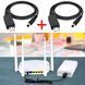 Комплект 2шт USB DC кабель живлення 5-12V та кабель USB-DC 9V для роутера та абонентського терміналу / Шнур для Wifi роутера 0234563898 / 0234564400 фото