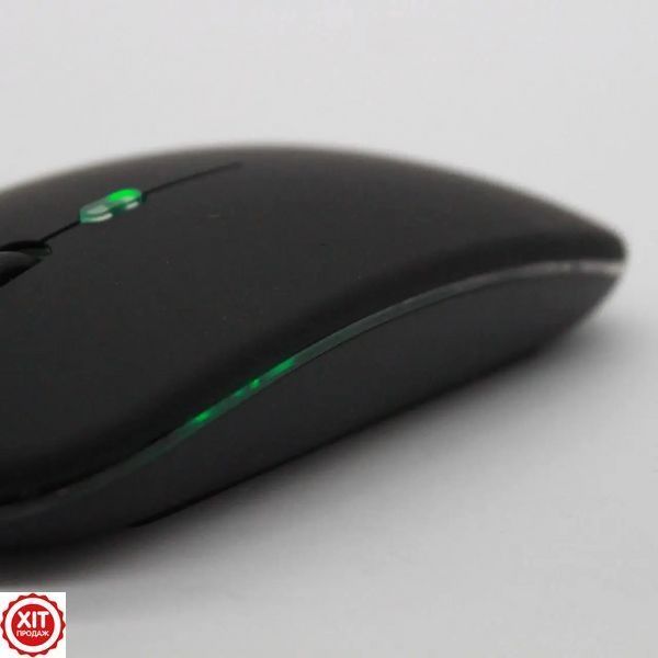 Бездротова миша з Bluetooth + RGB підсвічування / Акумуляторна мишка для комп'ютера / Безшумна миша 0234568432 фото