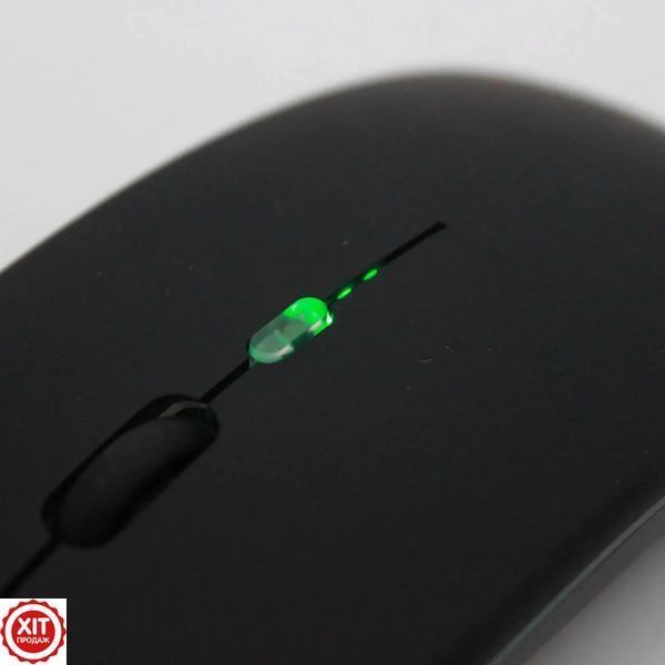 Бездротова миша з Bluetooth + RGB підсвічування / Акумуляторна мишка для комп'ютера / Безшумна миша 0234568432 фото
