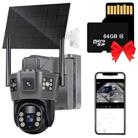 Вулична 4G камера TP-18 + Подарунок Карта пам'яті 64GB / Камера відеоспостереження / Зовнішня IP камера   0234576405 фото