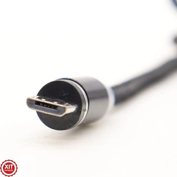 Кабель магнітний 3в1 (Type-C, Micro USB, Lighting) для телефону, M3 / Зарядний шнур для всіх моделей смартфона 023456916502 фото
