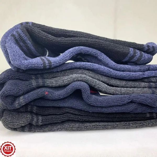 Набір 5 пар Зимові термошкарпетки, 41-45 р Termo Socks / Вовняні шкарпетки на зиму / Теплі шкарпетки 0123461443 фото