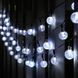 Гірлянда Лампочки від сонячної панелі, 20м, 100LED, Холодний білий / Світлодіодна гірлянда вулична / Новорічна гірлянда  0234576481 фото 9