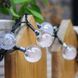 Гірлянда Лампочки від сонячної панелі, 20м, 100LED, Холодний білий / Світлодіодна гірлянда вулична / Новорічна гірлянда  0234576481 фото 6