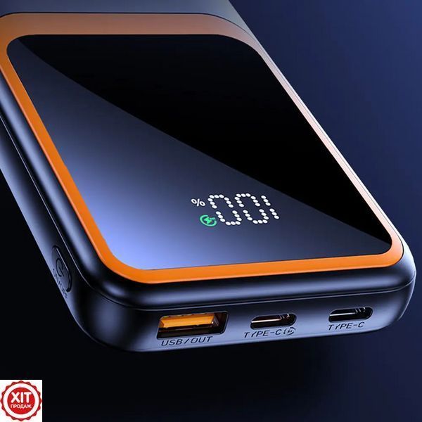 Повербанк на 20000mAh, 22,5W / Power Bank для телефону / Павербанк / Зовнішній акумулятор 0234578483 фото