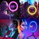 Кільцева лампа RGB, 30 см, від USB, MJ 300 + Подарунок Штатив для лампи 0,66-2 м / Світлодіодна LED лампа  0234561666 фото 2