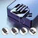 Міні повербанк 10000mAh + 4 кабелі, 2хUSB, JM001, Синій / Power Bank з ліхтариком / Павербанк для телефону 0234578484 фото 5