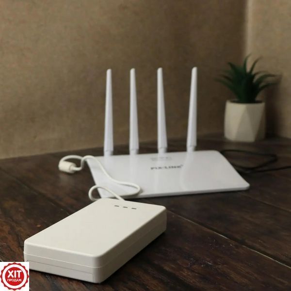 Джерело безперебійного живлення + 4 акумулятори AA- 2000 mah , 12В, mini UPS BBU15-DT / Міні упс для роутера  0234563963 фото