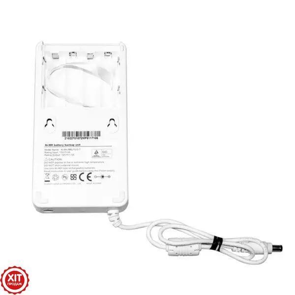 Джерело безперебійного живлення + 4 акумулятори AA- 2000 mah , 12В, mini UPS BBU15-DT / Міні упс для роутера  0234563963 фото