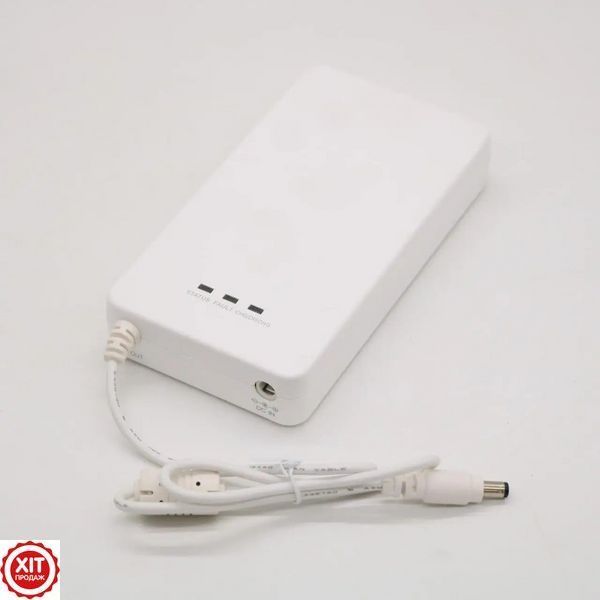 Джерело безперебійного живлення + 4 акумулятори AA- 2000 mah , 12В, mini UPS BBU15-DT / Міні упс для роутера  0234563963 фото